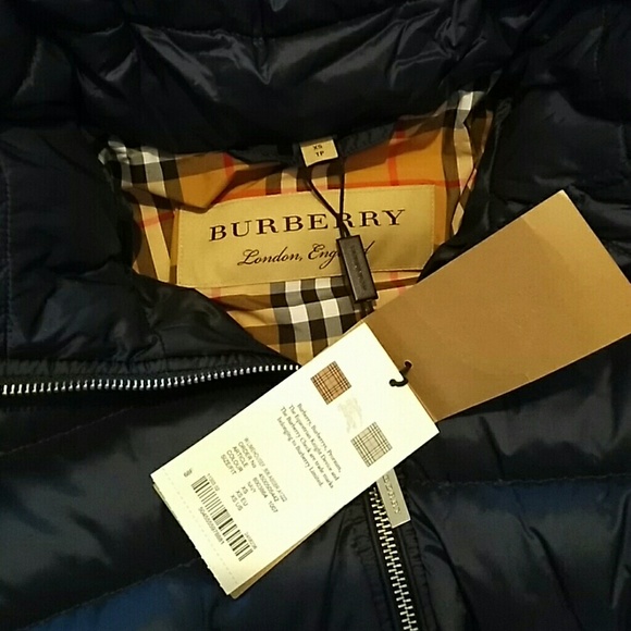 Burberry Limefield Genuine Shearling Hood Puffer - Picture 7 of 8